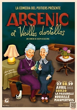 Affiche pièce Arsenic et vieilles dentelles - 2023